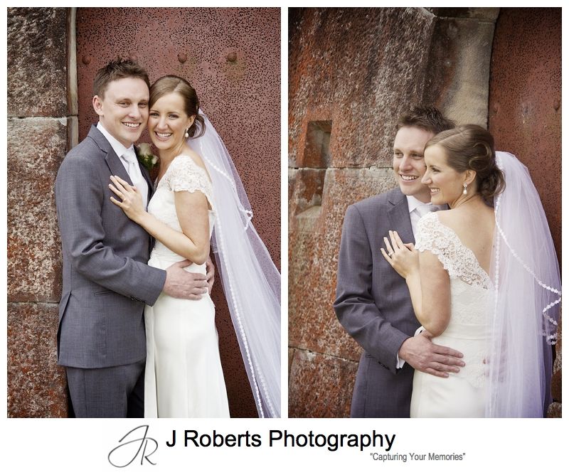 Portraits of a bridal couple - sydney wedding photography 
